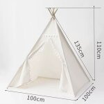 Tente tipi portable pour enfants, maison de jeu, wigwam pour enfants, tipi pour enfants, fosse a balles ... Tente tipi portable pour enfants, maison de jeu, wigwam pour enfants, tipi pour enfants, fosse a balles ...