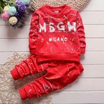 Tenues d'automne et d'hiver pour bébés garçons et filles, ensemble de survêtement mignon, pull et pantalon ... Tenues d'automne et d'hiver pour bébés garçons et filles, ensemble de survêtement mignon, pull et pantalon ...