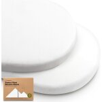 Teppc - 2 paquets de draps de berceau biologiques pour filles et garons - 100% coton, draps de matelas ...