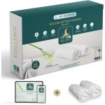 Teppc - lot de 2 protge matelas 60x120 cm - alese bb impermeable silencieuse - respirante - 100% bambou ...