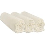 Teppc - lot de 3 draps housse 70x140 cm lit bébé lit enfant 70 x 140 cm 100% coton jersey ecru extensible ... Teppc - lot de 3 draps housse 70x140 cm lit bébé lit enfant 70 x 140 cm 100% coton jersey ecru extensible ...