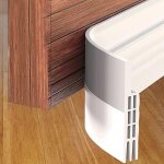 Teppc - calfeutrer bas de porte, 500 x 5cm bas de porte adhsi, souple silicone isolant phonique thermique ...