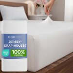 Teppc - drap - housse 160x200 cm u2013 100% pur coton jersey extensible, certifi¿¿ oeko - tex, qualit¿¿ ... Teppc - drap - housse 160x200 cm u2013 100% pur coton jersey extensible, certifi¿¿ oeko - tex, qualit¿¿ ...