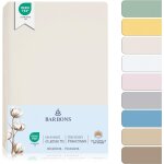 Teppc - drap housse pour lit de bb 60x120 / 70x140 lit d'enfant - 100% coton jersey oeko - tex standard ...