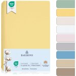 Teppc - drap housse pour lit de bb 60x120 / 70x140 lit d'enfant - 100% coton jersey oeko - tex standard ...