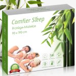 Teppc - protege matelas 90x190 impermable - 100% bambou u2013 alse respirante et douce u2013 alse ...