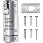 Teppc - verrou a combinaison, 4 boulons de verrouillage a combinaison uniques pour porte coulissante ...