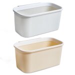 Teppd - 2x poubelle plan de travail - poubelle a suspendre - poubelle table a langer bebe - bac plastique ... Teppd - 2x poubelle plan de travail - poubelle a suspendre - poubelle table a langer bebe - bac plastique ...