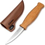 Teppd - couteau sloyd c4s 8cm couteau pour sculpter le bois sloyd avec fourreau en cuir pour tailler ... Teppd - couteau sloyd c4s 8cm couteau pour sculpter le bois sloyd avec fourreau en cuir pour tailler ...