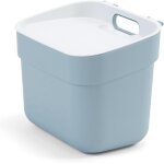 Teppd - curver ready to collect poubelle de recyclage 100% recycle gris fum avec couvercle gris clair ...