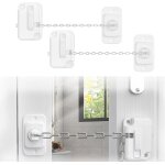 Teppe - 2 pcs verrous de fentre, cadenas frigo, entrebilleurs de fentre pour la scurit des enfants ...