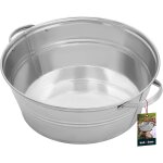 Teppe - ® bassine metal ronde en acier galvanisé 13 l avec oreilles pot a fleurs bassine d'eau baignoire ... Teppe - ® bassine metal ronde en acier galvanisé 13 l avec oreilles pot a fleurs bassine d'eau baignoire ...