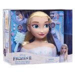 Tte a coiffer deluxe elsa cheveux blonde reine des neige - 18 pieces - set jouets fille + 1 carte offerte ...