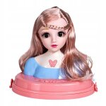Tte de poupe a coiffer, jouet de jeu de simulation, poupe de maquillage, poupe de coiffure