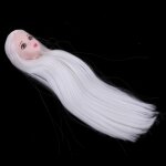 T�te sculpt�e avec perruque blanche pour poup�e xinyi 1 / 6 bjd, pi�ces de corps de remplacement, kits ...