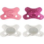 Tétine 0 a 6 mois - sucette naissance avec tétine silicone - rose & violet + glow in the dark tétines ... Tétine 0 a 6 mois - sucette naissance avec tétine silicone - rose & violet + glow in the dark tétines ...