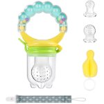Ttine d'alimentation pour bb, 1 tetine grignoteuse bebe silicone + 2 silicone grignoteuses sans bpa ...