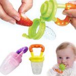 Ttine bb nouveau - n sucette biberon silicone fruit frais nourriture jus de fruits sans bpa - couleur ...