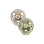 T�tines bibs studio colour t1 en caoutchouc naturel, pack de 2 mushroom mix (morphologie ronde)