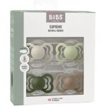 T�tines bibs supreme t2 sym�triques en caoutchouc naturel lot de 4 sand sage