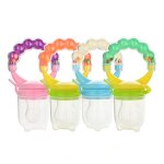 Tetine grignoteuse ? sucette fruit pour bebe ? lot 1 grignoteuse avec m tailles ttines silicone sans ...