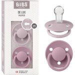 Ttine de lux, lot de 2, silicone, ttine danoise en forme de cerise. sans bpa. (dusky lilac / heather, ...