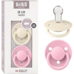 Ttine de lux, lot de 2, silicone, ttine danoise en forme de cerise. sans bpa. (ivory / baby pink, taille ...