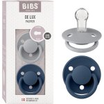 T�tine de lux. lot de 2 sucettes. sans bisph�nol a, t�terelle ronde. silicone, taille unique (0 - 36 ...