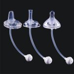 Ttine en silicone a col large pour bb, anti - flatulence, biberon d'alimentation, ttine naturelle, ...