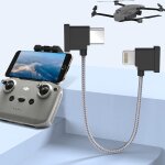 Tgrf - cble tlphonique micro usb vers ios, adaptateur tress en nylon pour drone, cble tlcommande ...