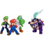 Multipack de figurines d'action 5  / 12, 7 cm du film super mario galaxy, sous licence officielle, inclut ...