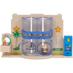 Le diorama   galaxy gateway   du film super mario galaxy, sous licence officielle, comprend des figurines ...