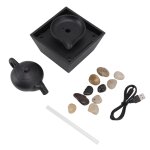 Théière flottante, ornement de fontaine d'eau, alimentation par batterie usb 5v, décoration de cascade ... Théière flottante, ornement de fontaine d'eau, alimentation par batterie usb 5v, décoration de cascade ...