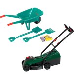 Theo klein lot de 2 articles ? kit de jardinage bosch avec brouette