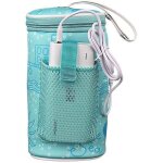 Thermos pour biberons avec chauffe - biberons, prise usb, barre de transport, idal pour les voyages, ...