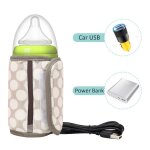 Thermostat usb pour biberon de bb, couvercle a crochet et boucle, chauffe - caf et lait portable dans ...