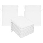 Tianyi - premium lot de 10 gants de toilette en eponge lavettes pour le visage en 100% coton gant de ...