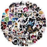 Tianyi - lot de 100 autocollants black clover anime pour ordinateur portable, pare - chocs, planche a ...
