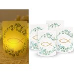 Tianyi - lot de 16 photophores dcoratifs de table d'anniversaire mariage, communion, baptme, confirmation, ...