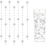 Tianyi - 18 pices perles d'eau blanc bougies flottantes perle d'eau bougie flottante pour vases remplisseurs ...