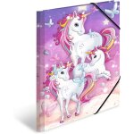 Tianyi - 19374 lot de 3 chemises de collection a4 en carton avec impression intrieure et lastique, ...