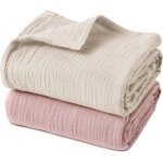 Tianyi - lot de 2 couvertures d'emmaillotage pour nouveau - né - couverture douillette en mousseline ... Tianyi - lot de 2 couvertures d'emmaillotage pour nouveau - né - couverture douillette en mousseline ...