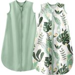 Tianyi - lot de 2 gigoteuse d't pour bb sac de couchage de 100% coton 0. 5 tog gigoteuse ete emmaillotage ...
