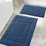 Tianyi - lot de 2 tapis de salle de bain en microfibre - antidérapant - lavable - doux - absorbant l'eau ... Tianyi - lot de 2 tapis de salle de bain en microfibre - antidérapant - lavable - doux - absorbant l'eau ...