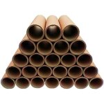 Tianyi - lot de 25 rouleaux ronds en carton de 10 a 25 cm - tubes en carton - marron - pour emballage, ...