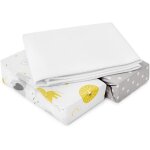 Tianyi - lot de 3 draps housses cododo 50x83 cm en coton bio u2013 2 draps housses elastiqués + 1 protège ... Tianyi - lot de 3 draps housses cododo 50x83 cm en coton bio u2013 2 draps housses elastiqués + 1 protège ...