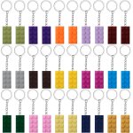 Tianyi - 30 pices porte - cls en brique brick keyrings porte - cl en blocs de construction brick porte ...