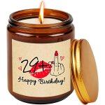 Tianyi - 30e anniversaire femme, 29 + 1 bougies parfumes, cadeau d'anniversaire pour les 30, 30 ans, ...