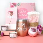 Tianyi - 30e cadeaux d'anniversaire tasse a vin en acier inoxydable, 30e cadeaux d'anniversaire pour ...