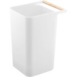 Tianyi - 3132 como poubelle, blanc, bois / polypropylne, minimaliste, 24 x 19. 5 x 32 c m